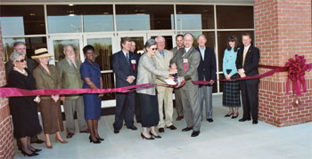 Ribbon cutting at the new Anderson Campus