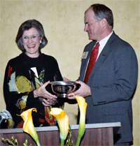 Cathy Ford and Dr. Booth